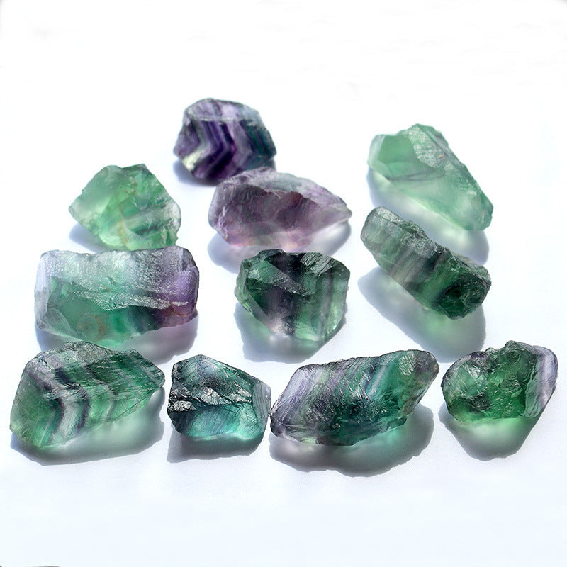 Crystal Power Stone Natural Fluorite Ore Rough Stone Ornaments