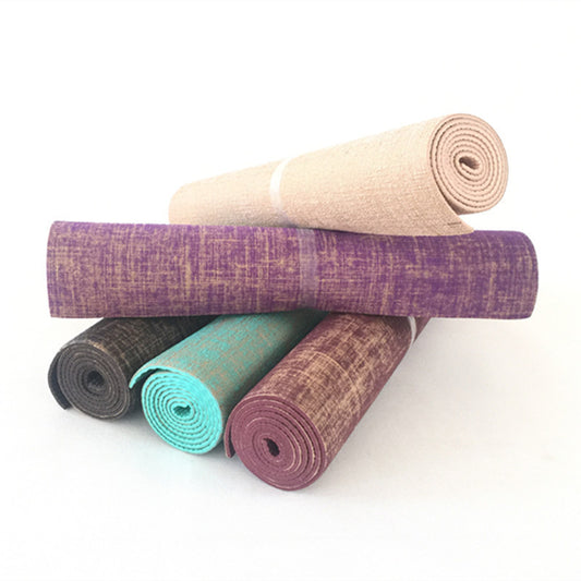 Sackcloth yoga mat