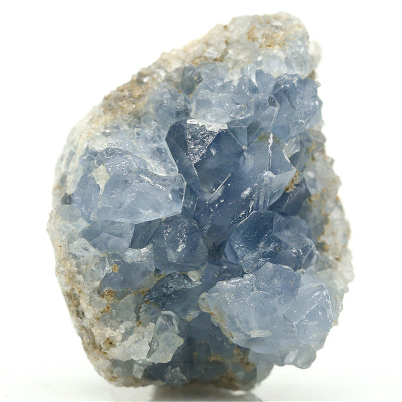 Natural Crystal Rough Stone Celestite Kyanite Crushed Stone Blue Crystal Decoration