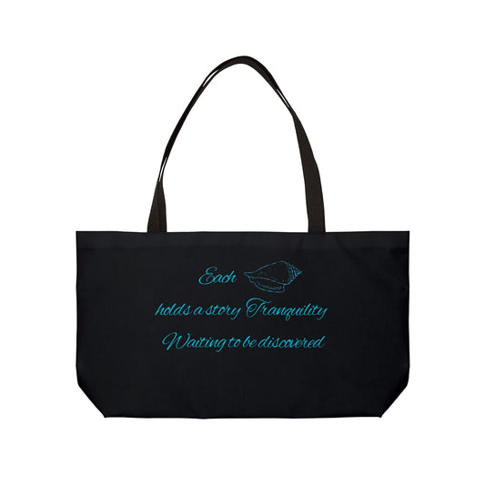 Serenity Weekender Tote Bag - Travel Essentials for Peaceful Getaways