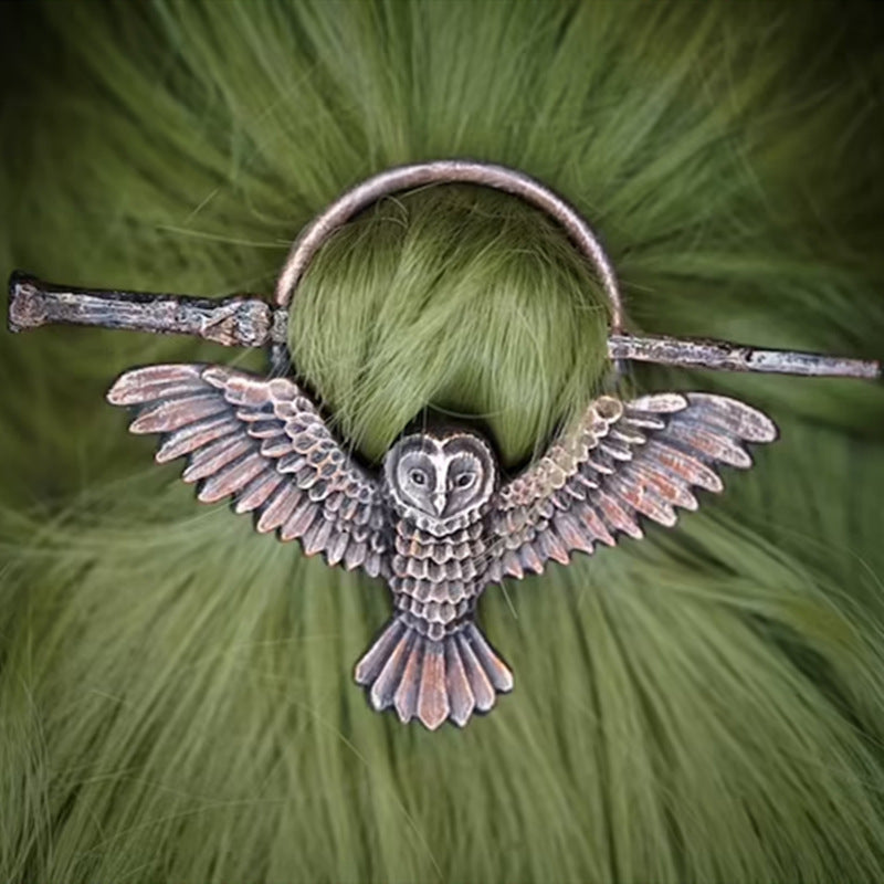 Gothic Retro Owl Women's Hairpin