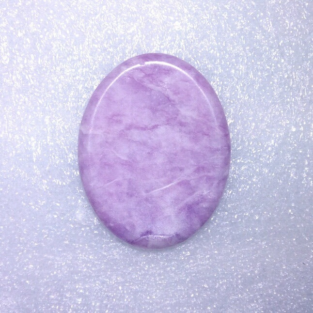 Oval Thumb Stone Natural Crystal Thumb Pressing Stone Decompression Stone