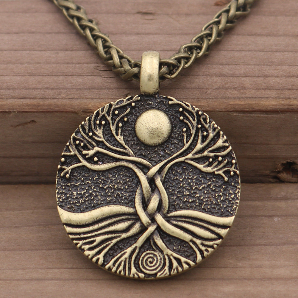 Ancient Moon World Tree Pendant