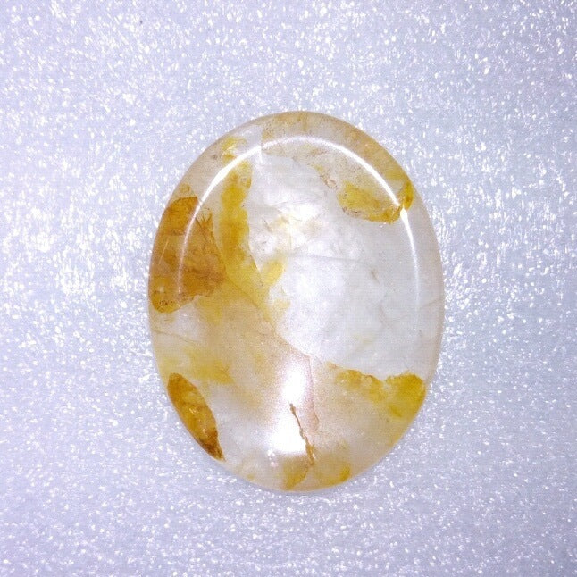 Oval Thumb Stone Natural Crystal Thumb Pressing Stone Decompression Stone