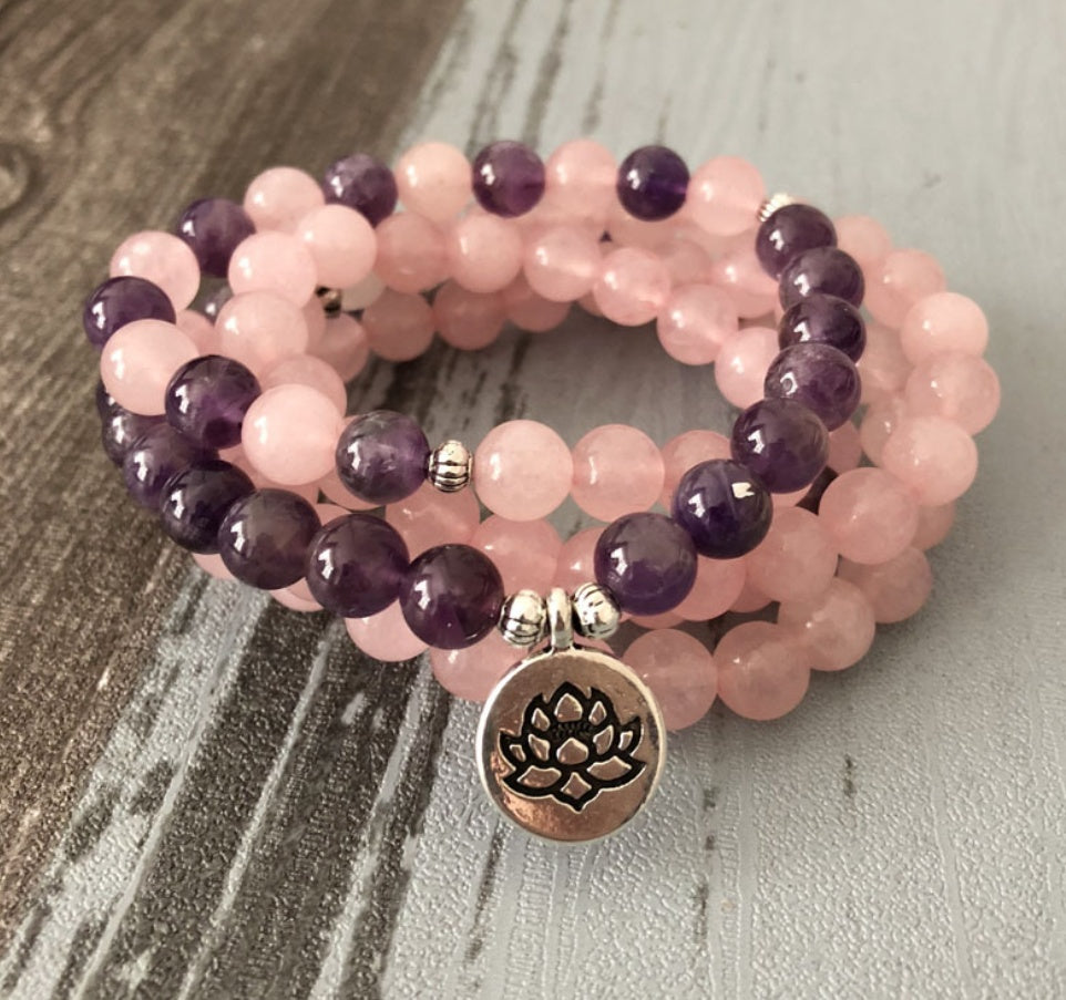 Amethyst Yoga   Bracelet