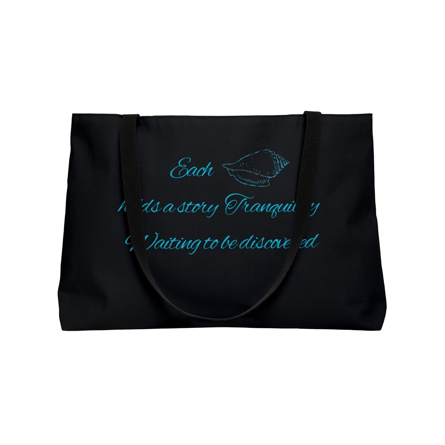 Serenity Weekender Tote Bag - Travel Essentials for Peaceful Getaways