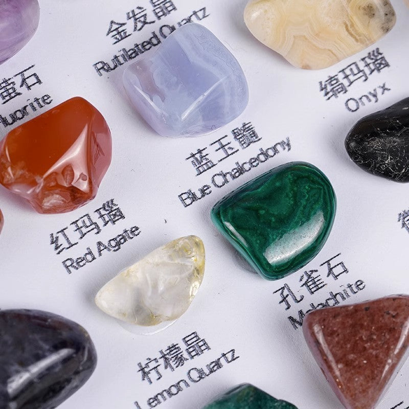 Natural Crystal Mineral Gem Set Stone