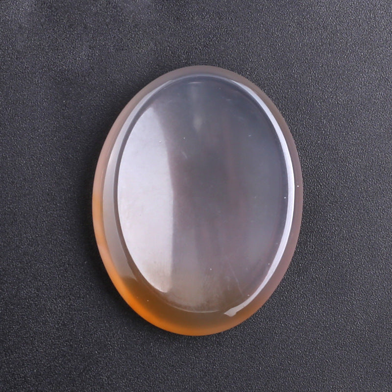 Oval Thumb Stone Natural Crystal Thumb Pressing Stone Decompression Stone