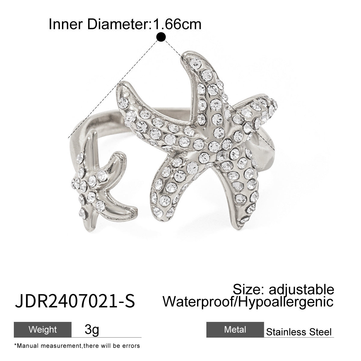 Marina Starfish Diamond Ring