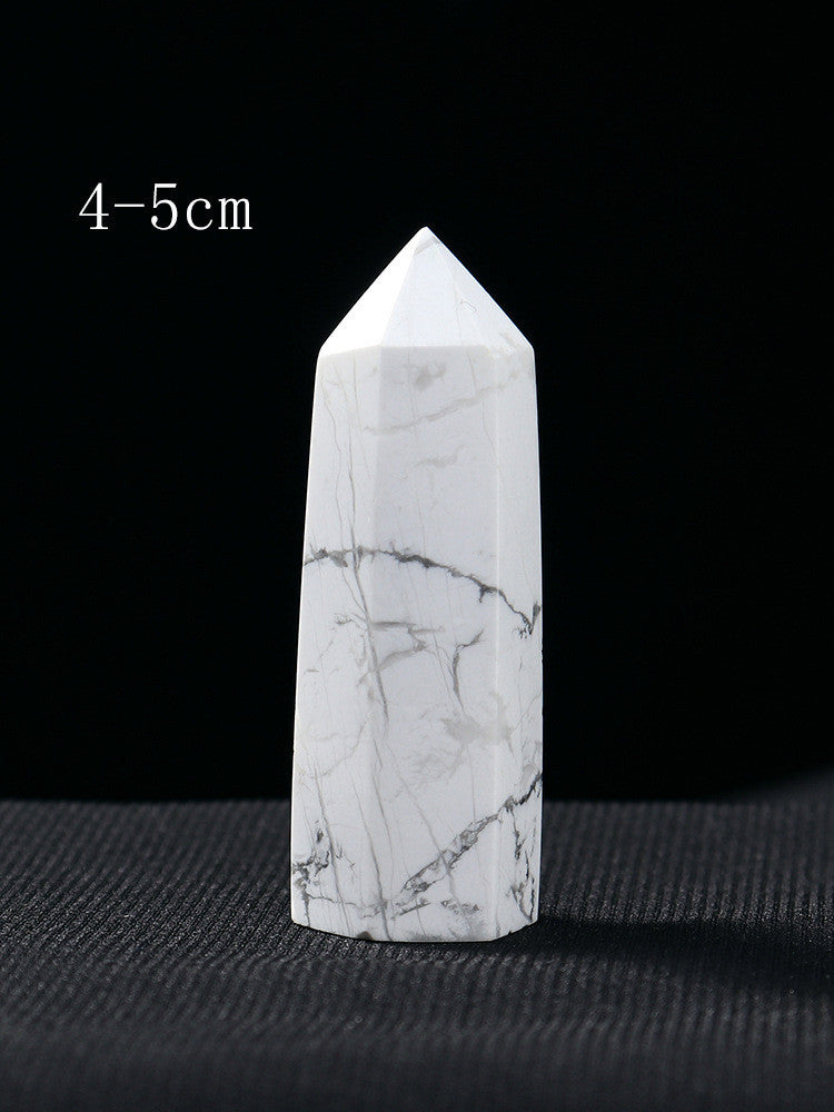 Natural Crystal Pillar Hexagonal Raw Stone Energy Household Decoration