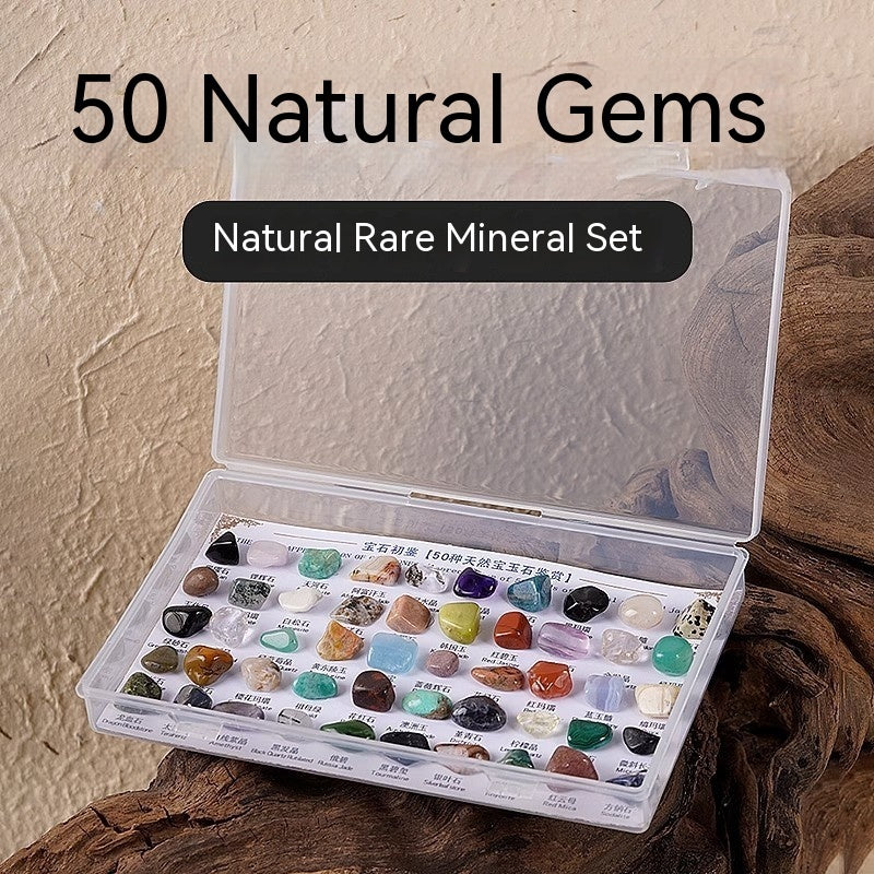 Natural Crystal Mineral Gem Set Stone