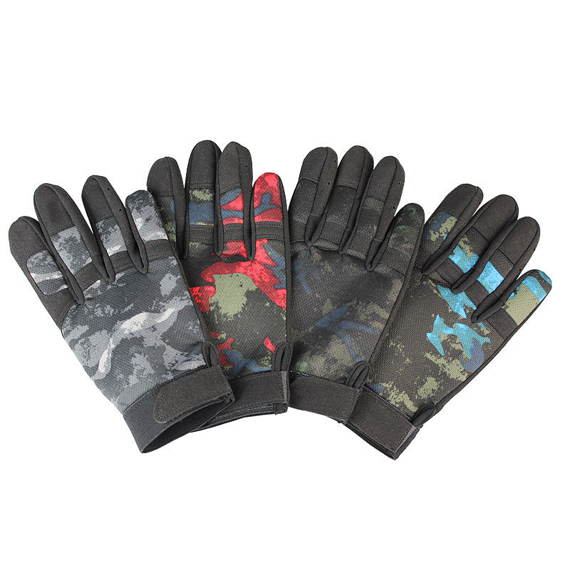 Warm Cycling Gloves Protective Wear-Resistant Fitness Gloves Full Finger