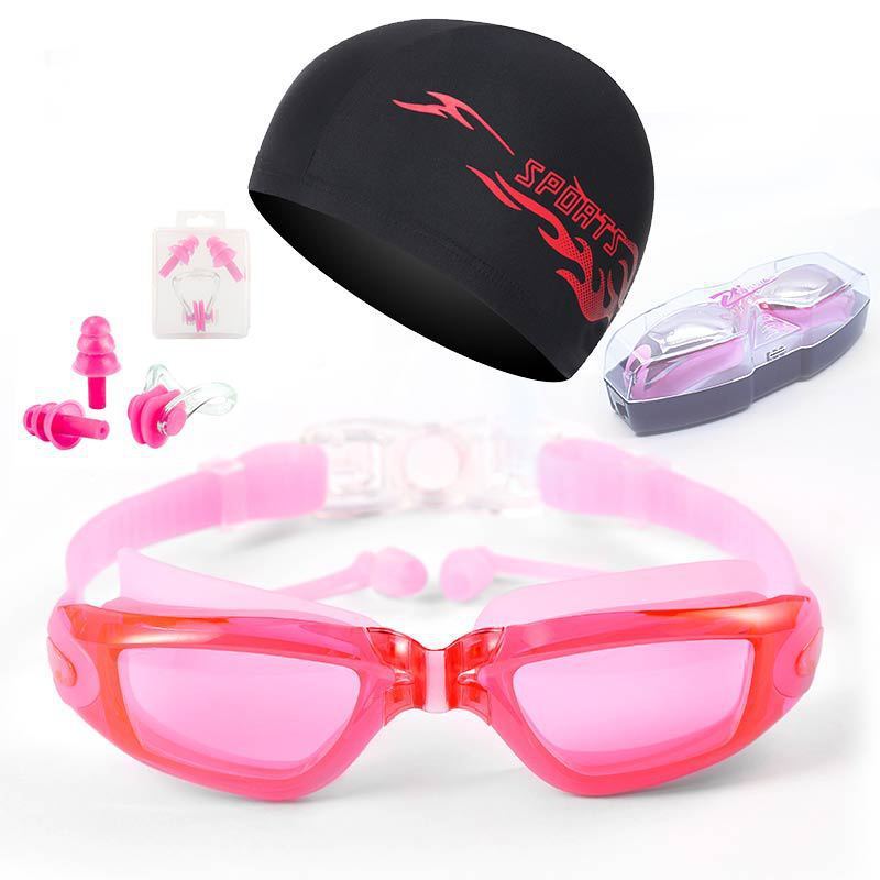 HD Waterproof Non-fogging Swimming Glasses Men's And Women's Large Frame Swimming Equipment