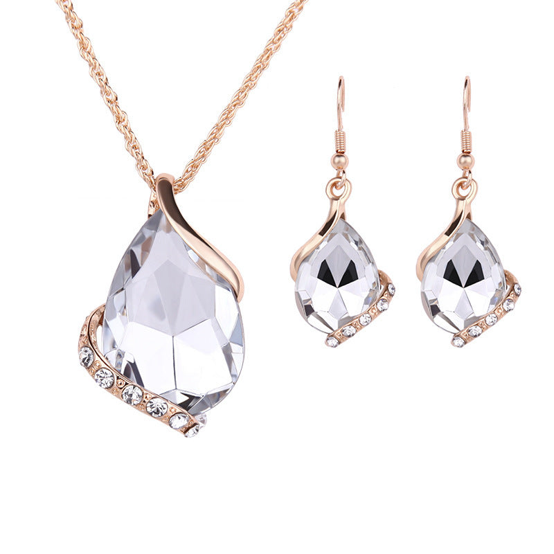 Jewelry Set Pendant Necklace Earrings