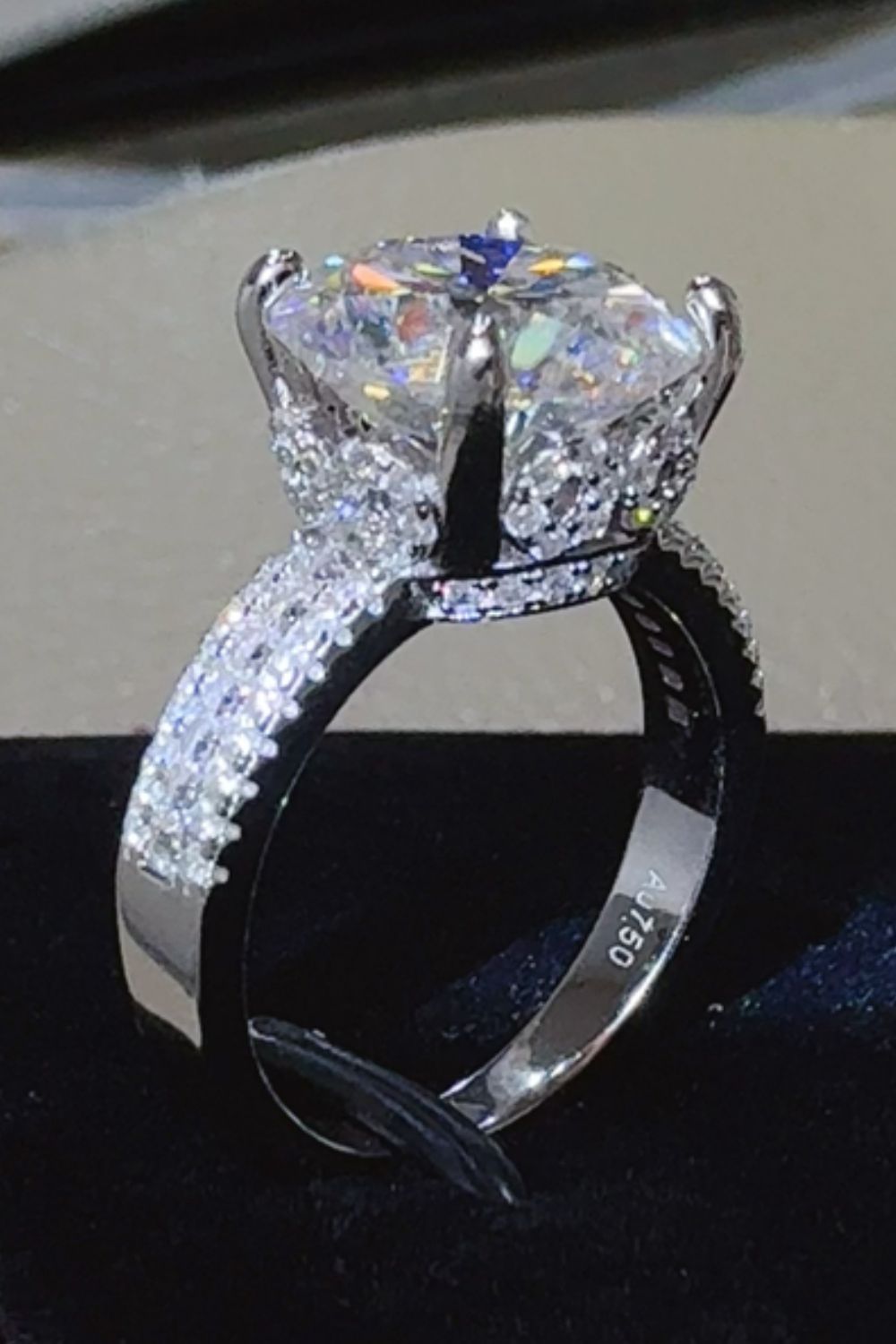 5 Carat Moissanite 925 Sterling Silver Ring