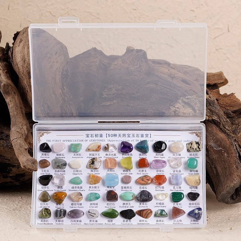 Natural Crystal Mineral Gem Set Stone