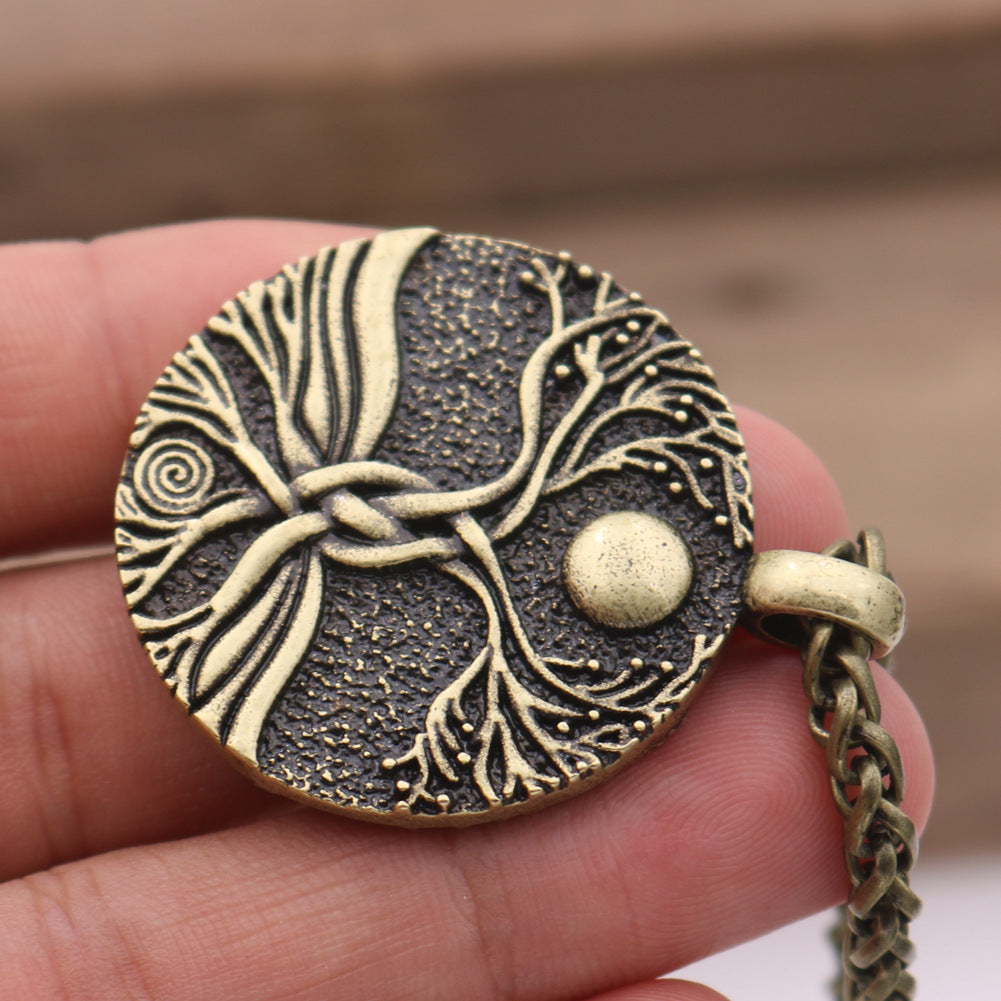 Ancient Moon World Tree Pendant