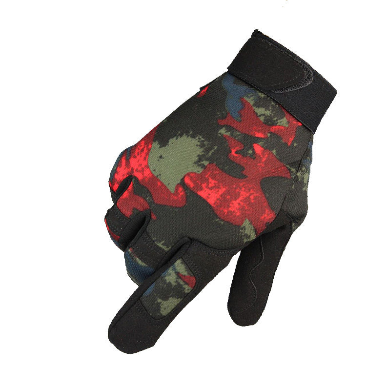 Warm Cycling Gloves Protective Wear-Resistant Fitness Gloves Full Finger