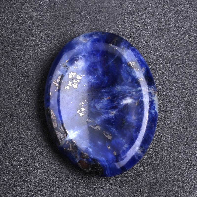 Oval Thumb Stone Natural Crystal Thumb Pressing Stone Decompression Stone