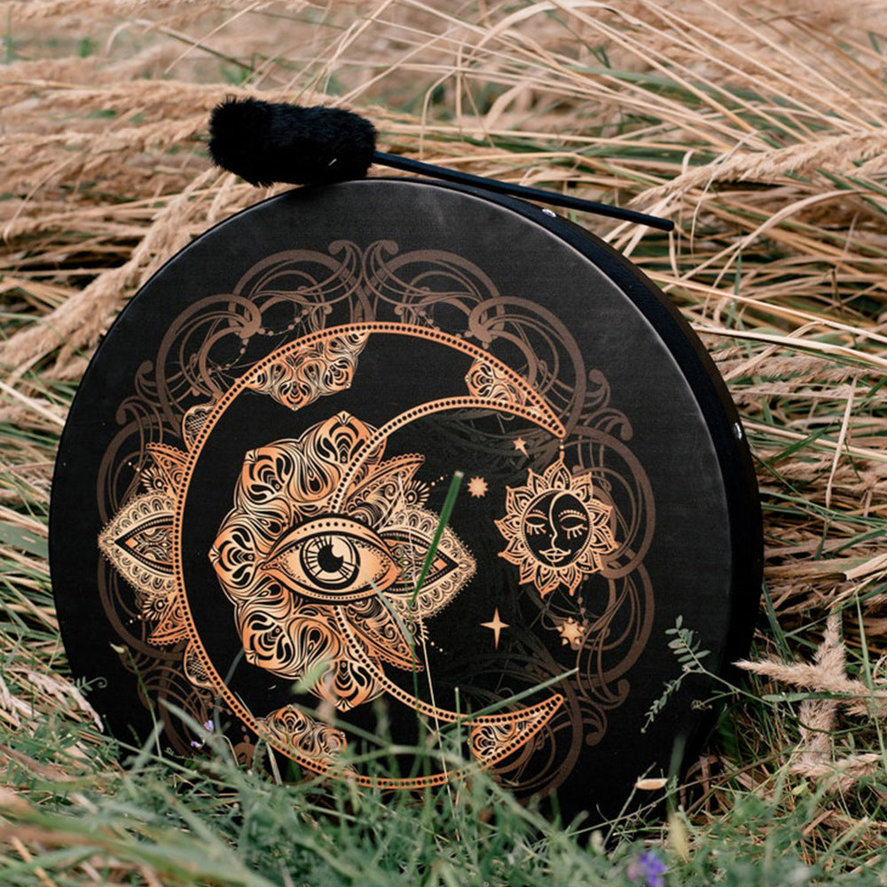 Alchemy Moon Drum Sound Healing Tool VEGAN SHAMAN DRUM Sa