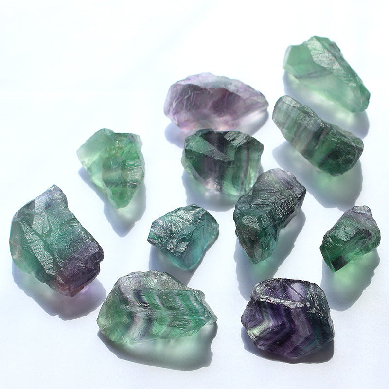 Crystal Power Stone Natural Fluorite Ore Rough Stone Ornaments