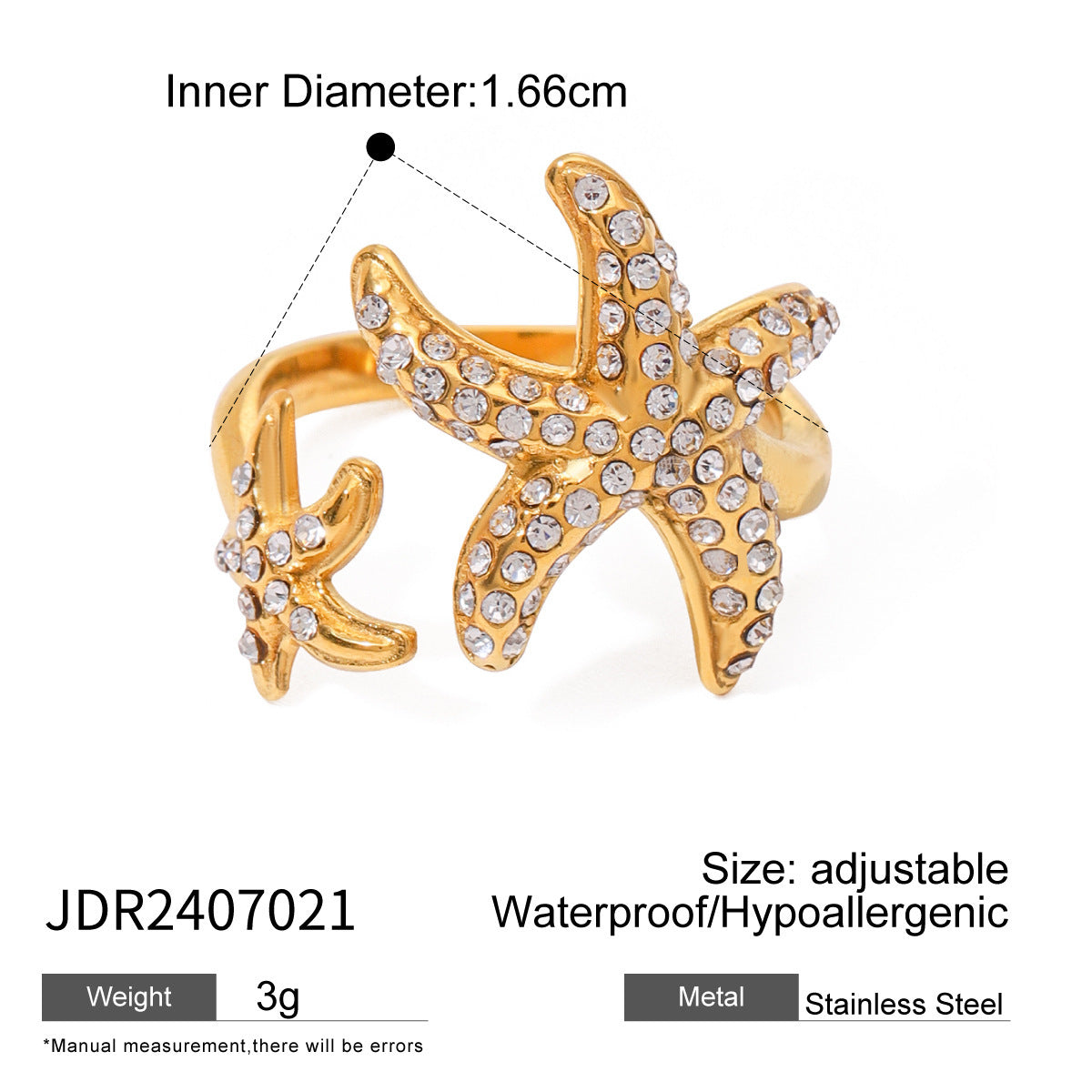 Marina Starfish Diamond Ring