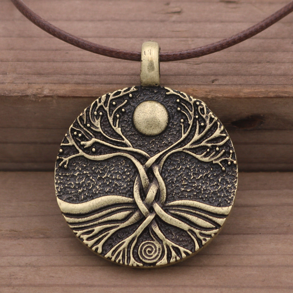 Ancient Moon World Tree Pendant