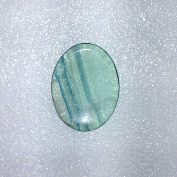 Oval Thumb Stone Natural Crystal Thumb Pressing Stone Decompression Stone