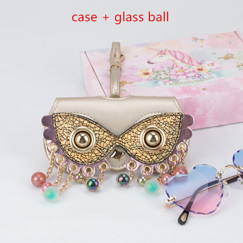 Glasses Bag Ornaments Sun Glasses Case Pu Sunglasses Bag