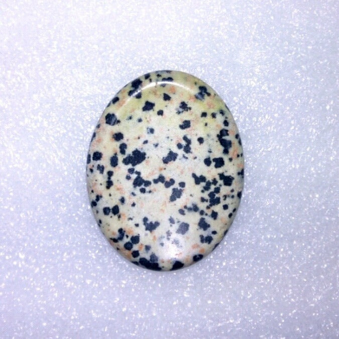 Oval Thumb Stone Natural Crystal Thumb Pressing Stone Decompression Stone