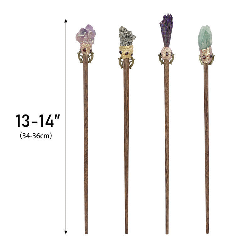 Creative Natural Crystal Mineral Stone Magic Wand