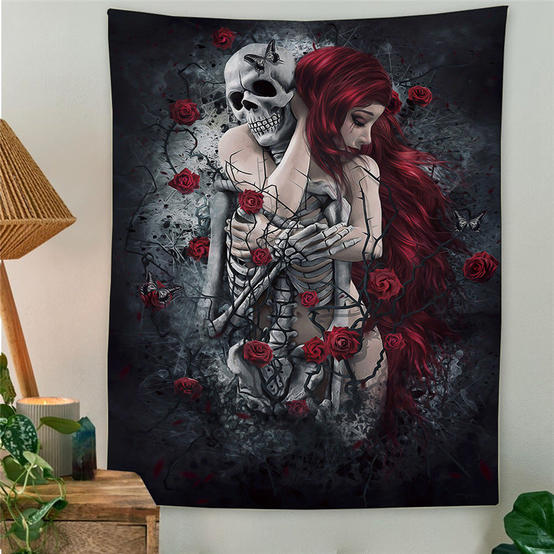 Room Decoration Cloth Gothic Kissing Tapestry