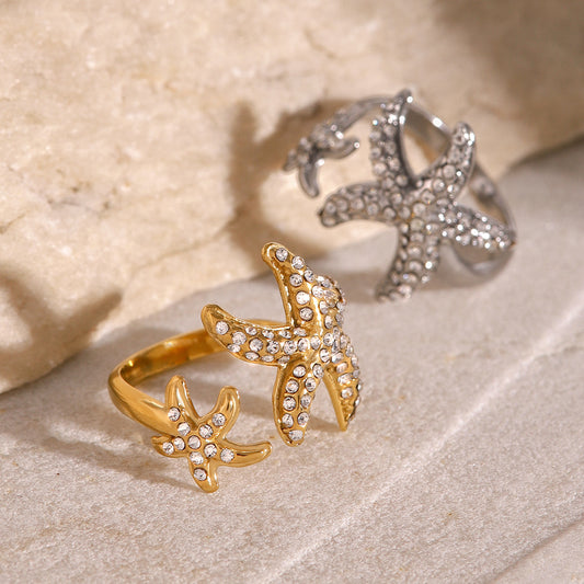 Marina Starfish Diamond Ring