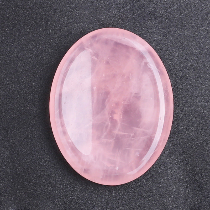 Oval Thumb Stone Natural Crystal Thumb Pressing Stone Decompression Stone