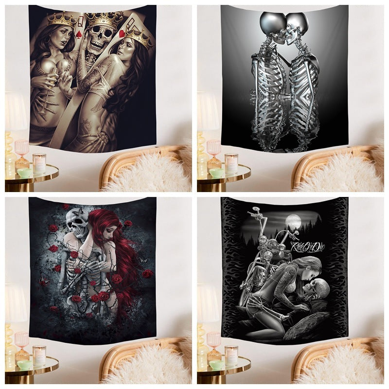 Room Decoration Cloth Gothic Kissing Tapestry