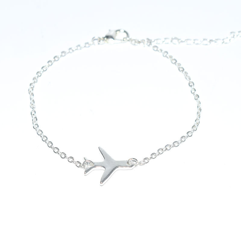 Women's Fashion Airplane Model Bracelet Jewelry